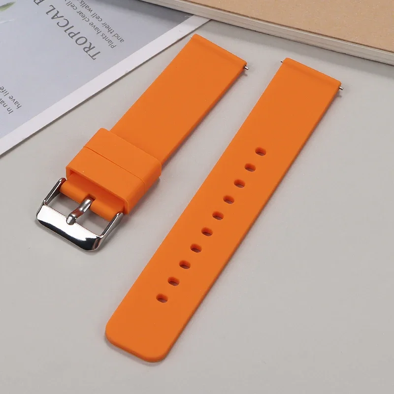 Versatile Soft Silicone Watch Band with Quick Release