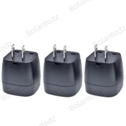 Universal International Travel Plug Adapter and Power Converter (3pcs black)