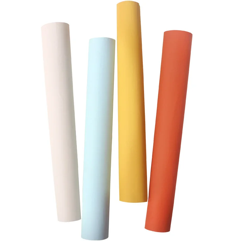 

Простые однотонные белые желтые обои в скандинавском стиле, Современные Простые обои для гостиной, спальни, магазина одежды, магазина молочного чая