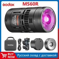 GODOX MS60R 60W RGB LED light 14 Light Effects +1800 to 10000K CRI95 For FilmVideo Shooting Broadcast&Video Production 1
