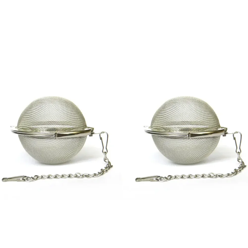 2Pcs Basket for Parts Cleaning Ultrasonic Cleaner Parts Holding Ball 50mm with Chain