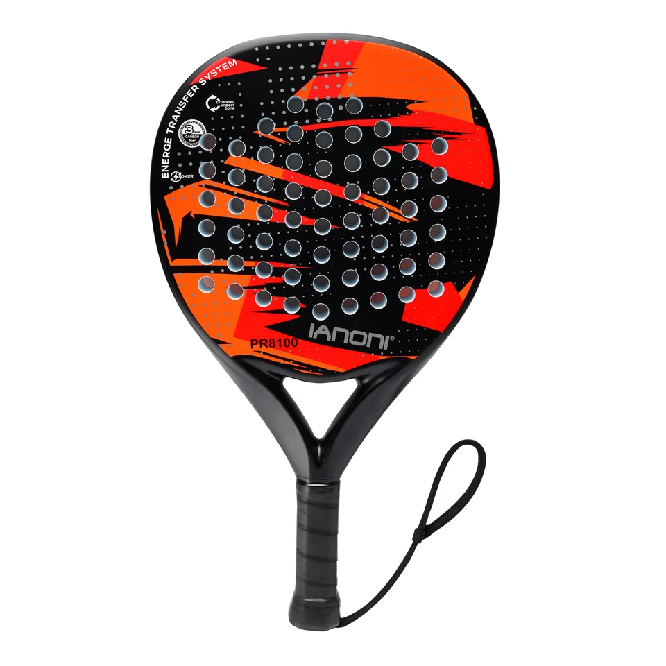 Carbon Fiber Lightweight Padel Racket with EVA Foam Core