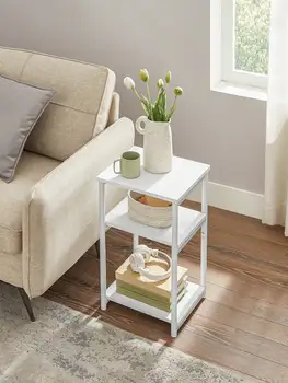 VASAGLE Side Table, Small End Table, Tall Nightstand For Living Room, Bedroom, Office, Bathroom 1