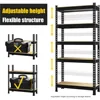 Storage Shelves 5 Tier Adjustable, Heavy Duty Metal Storage Utility Rack Shelf Unit for Warehouse Pantry Closet Kitchen 5