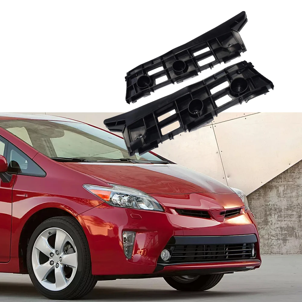 Supports De Pare-chocs Avant Pour Toyota Prius 2010-2015 - Lot De 2 Pièces Gauche/droit, ABS Noir, Neuf