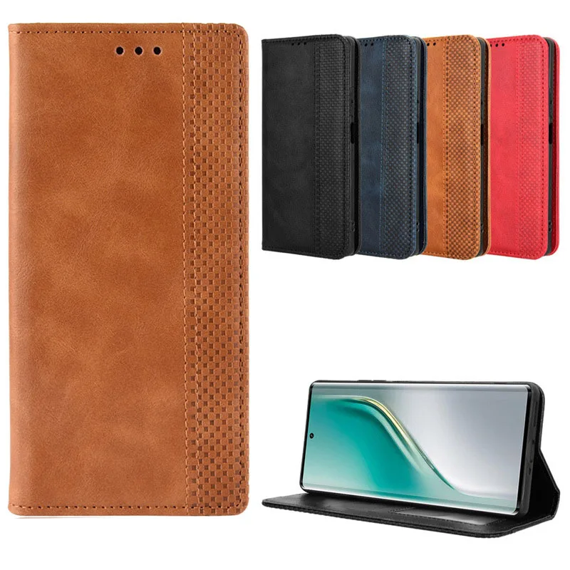 Luxury Leather Magnetic Phone Case with Card Slots and Shockproof Protection