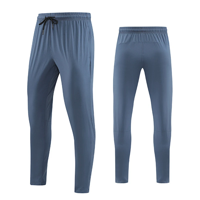 

Men's Sports Pants Running Fitness Ice Silk Pant Quick Dry Breathable Training Trousers Male Gym Casual Sportpant Long Trouser