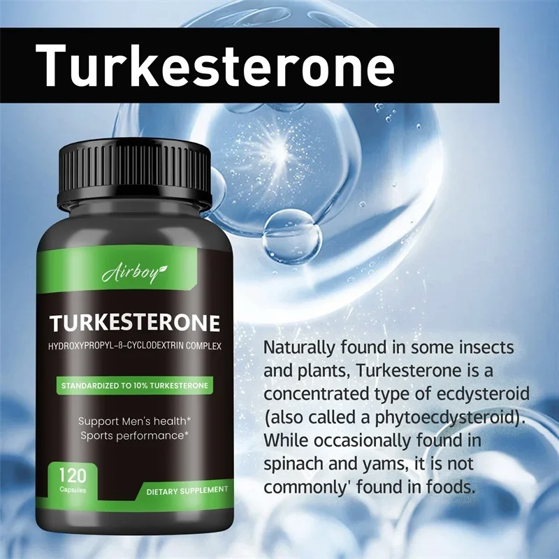 Turkesterone-Natural Anabolic Agent for Lean Muscle Growth and Strength Enhancement Provides Energy and Endurance muscle supplement