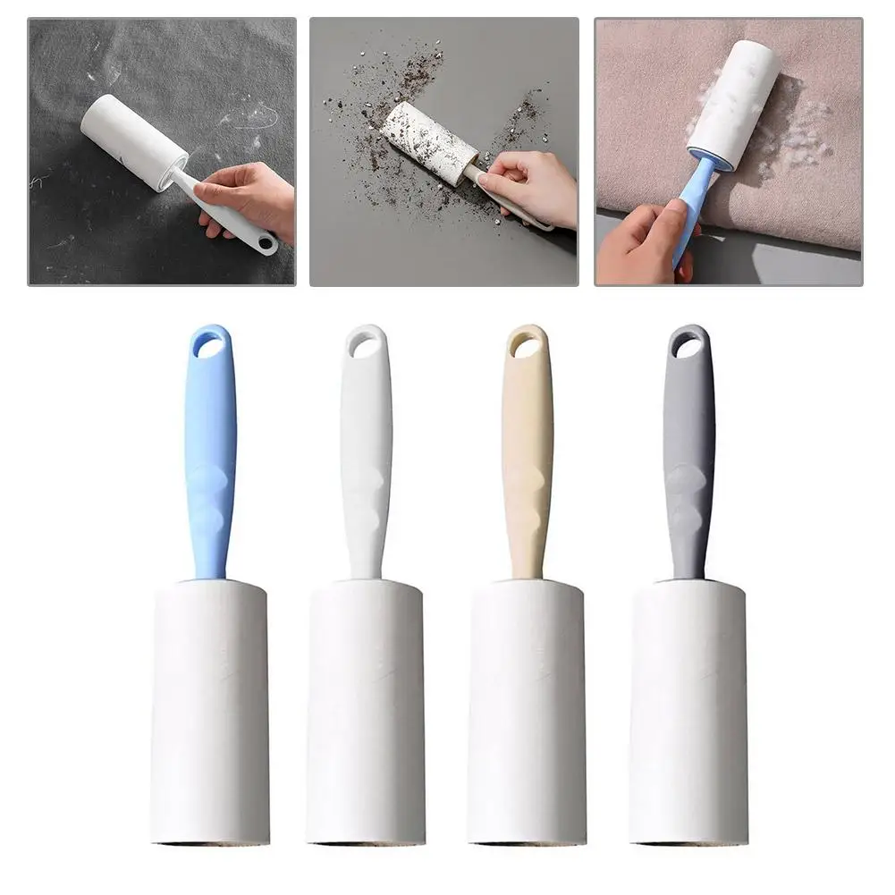 

Hair Adhesive Tear Type Roller Dust Paper Portable Sticky Brush Remover Cloth-Removing Rollers Roller Lint Clothes Lint Bru W1I3