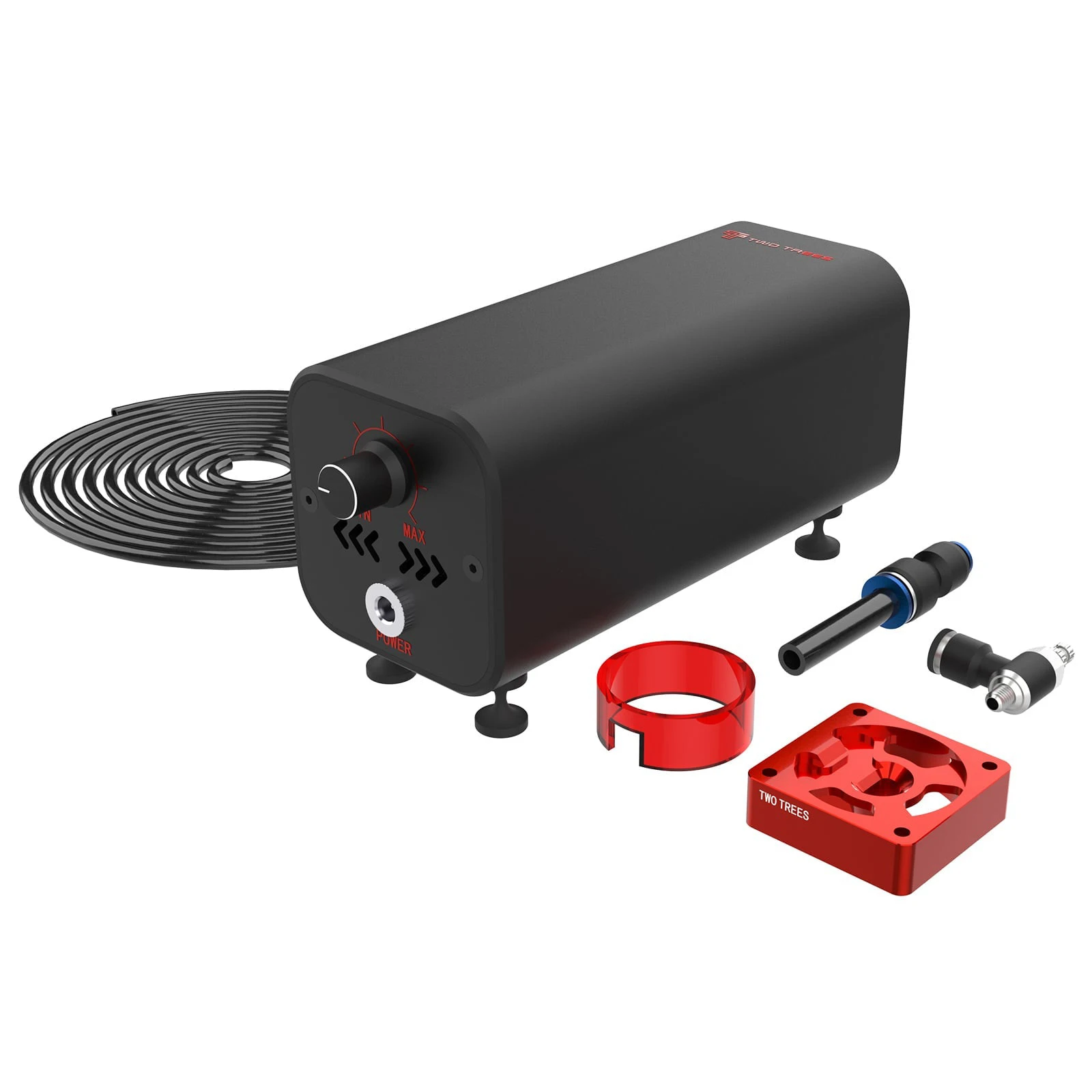 

Air Airflow Assist Kit 30L/min Air Assist System Remove Smoke and Dust for Tt-5.5/tts/ts2 Laser Engraver Cutter Machine