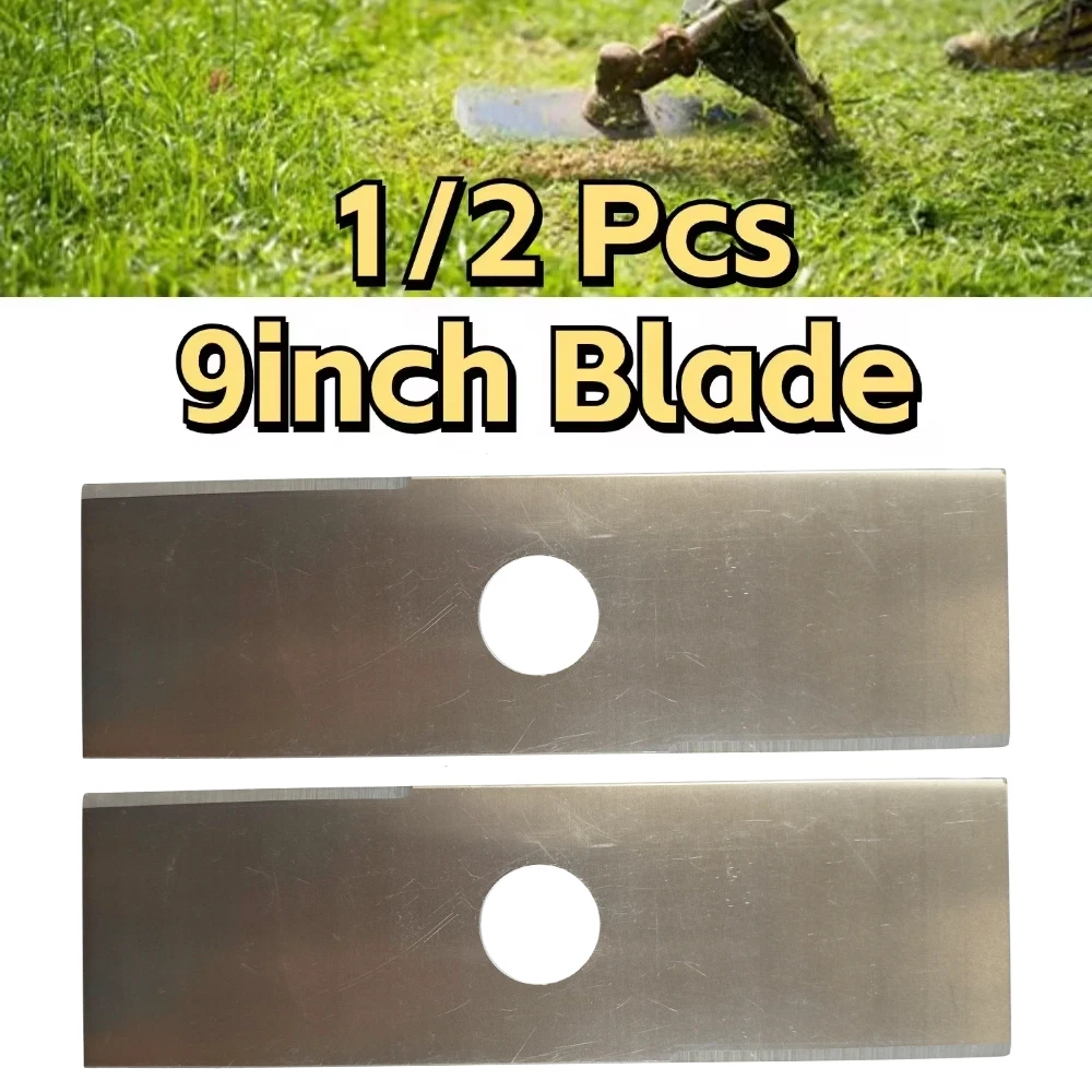 Description Picture 2 of item9inch Lawn Mower Brush Cutter Blade Saw Weed Eater Sting Trimmer Blade Garden Grass Cutting Blades Garden Tool Accessories