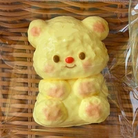 Handmade Squishy Butter Bear Mochi Taba Squishy NEW Fidget Toy Stress Relief Decompression Toy 2