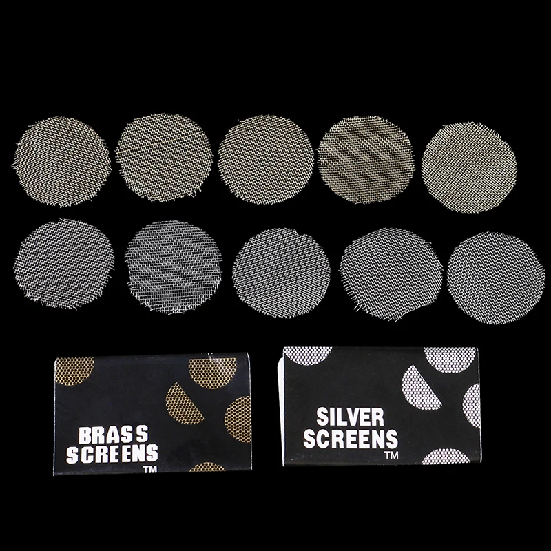100pcs Multifunctional Hookah Water Pipe Tobacco Smoking Accessorie Metal Filters Smoke Pipe Screen Gauze 20mm
