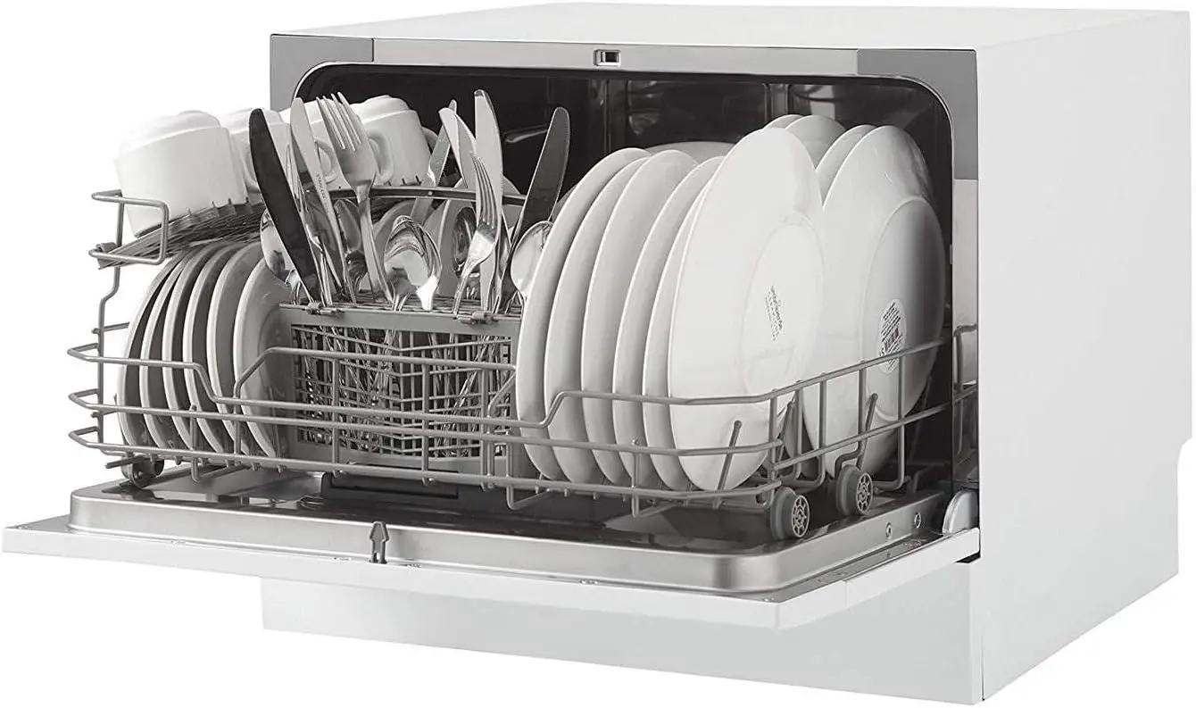Dishwasher with 6 Place Settings, 6 Wash Cycles and Silverware Basket, Energy Star-Rated with Low Water Con 3