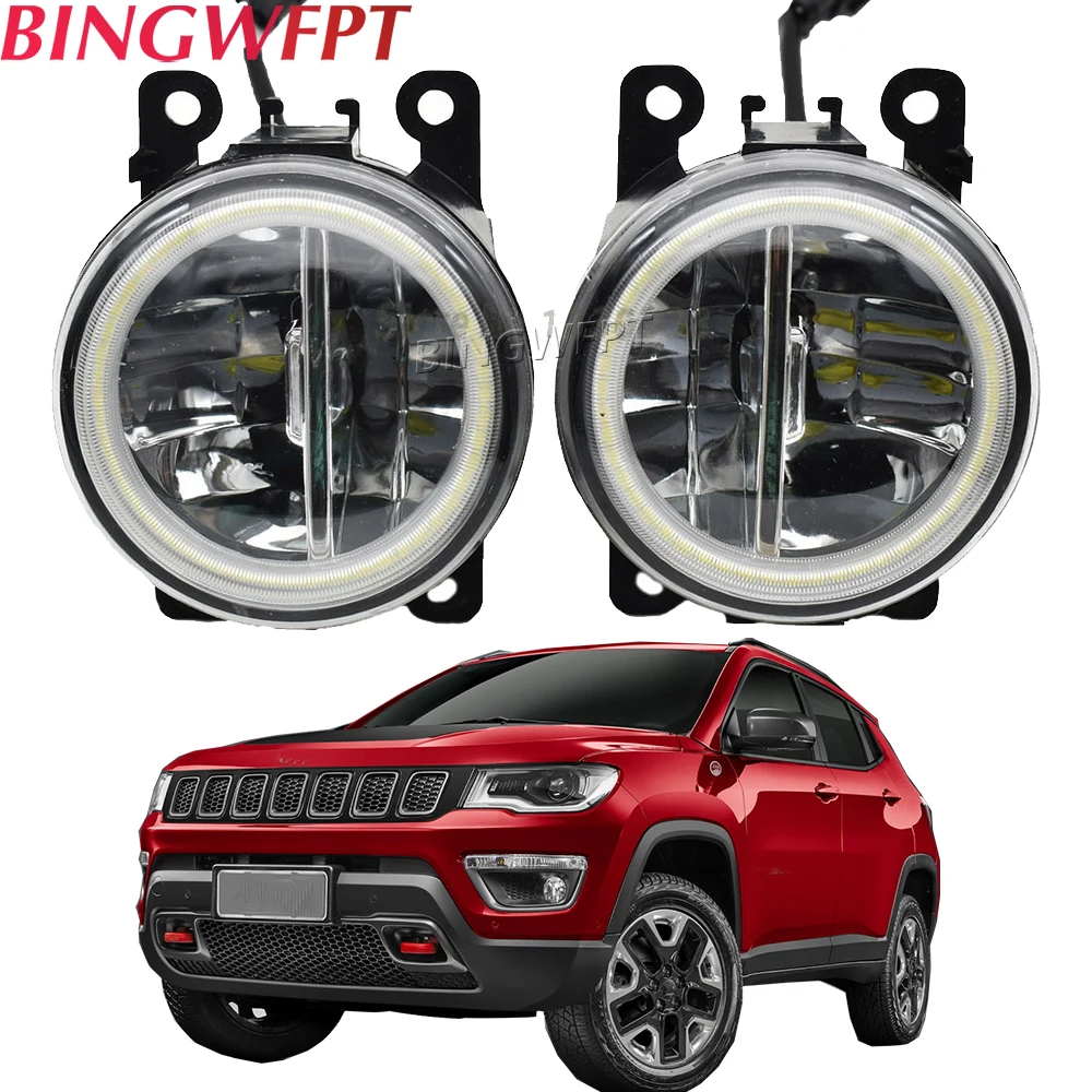 Fendinebbia Per Jeep Compass Cherokee Renegade 2015- 2019 Angel Eye Fendinebbia Fendinebbia Fari Fendinebbia Per Accessori Auto