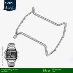 Spot Wholesale Premium Modified Stainless Steel Case Shell with Ring Screw and Tools (Silver Bumper)