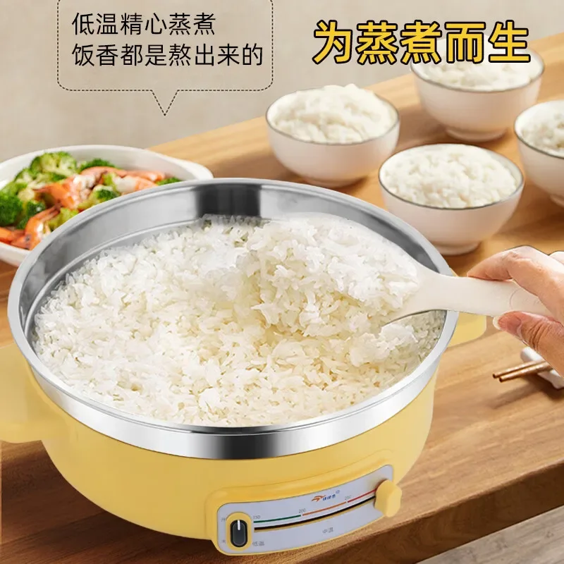 304 Stainless Steel Electric Frying Pan Enlarged Thickened Pancake Multifunctional Electr