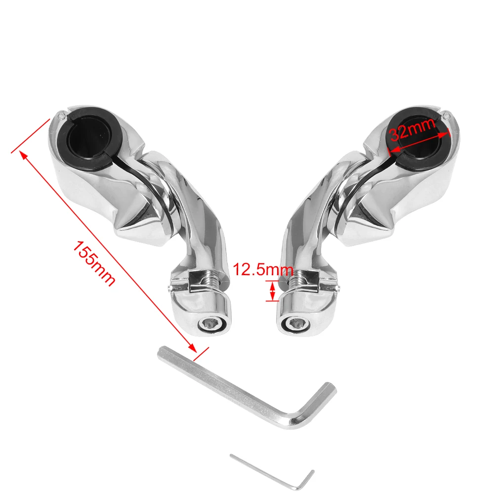 Gamyipp 1.5" Crash Bar Engine Guard Highway Freeway Bar For Harley Davidson Touring - View #5