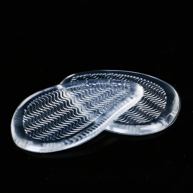 1Pair Insoles Ladies High Heel Shoe Insole Female Half Pad Reduces Friction Pain Silicone Forefoot Pad Anti-skid Foot Care Pads shoe insoles forefoot pads forefoot cushion