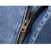 Man Jeans Brand 2024 Spring And Autumn Slim Straight Regular Cut Light Blue Stretch Fashoin Men's Clothing Male Long Trousers 5
