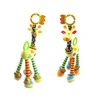 Soft Giraffe Animal Handbells Rattles Plush Infant Toddler Car Bed Hanging Toy Baby Early Education Development Handle Toys 2