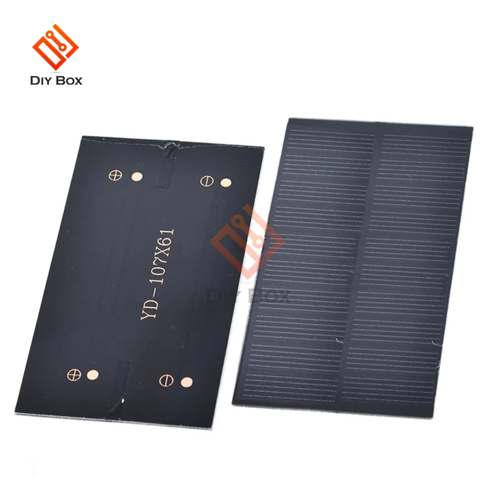 Portable Solar Panel 1W 5V For Phone Charger Home Light Toy