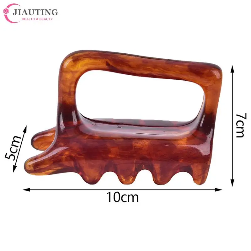 Resin Body Massage Spine Cervical Vertebra Physical Relax SPA Scraping Massager Promote Blood Circulation Pain Relief Back