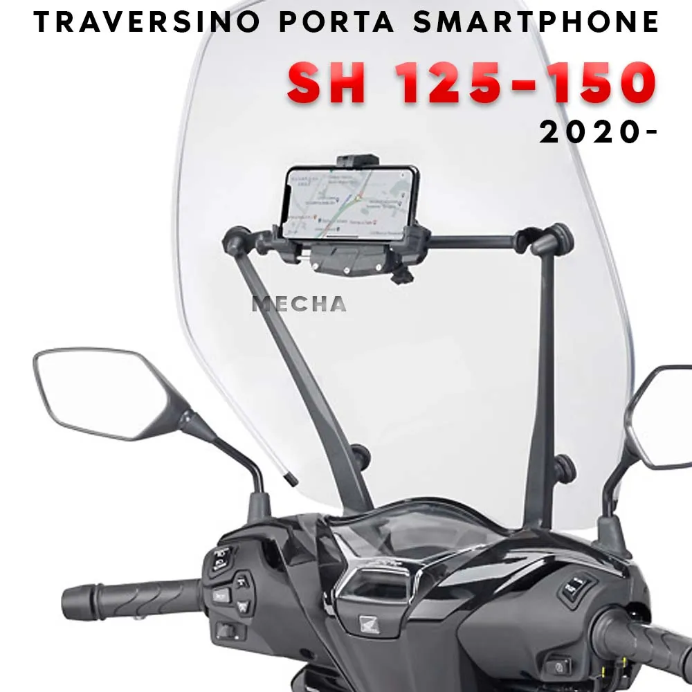 

For Honda SH 125-150 2020 - Motorcycle windshield Stand Holder Phone Mobile Phone GPS Navigation Plate Bracket