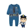 Children_s Onesie Boys_ Creeper Set Police Pajamas Set Baby and Toddler Firefighters Pajamas Hallow 1