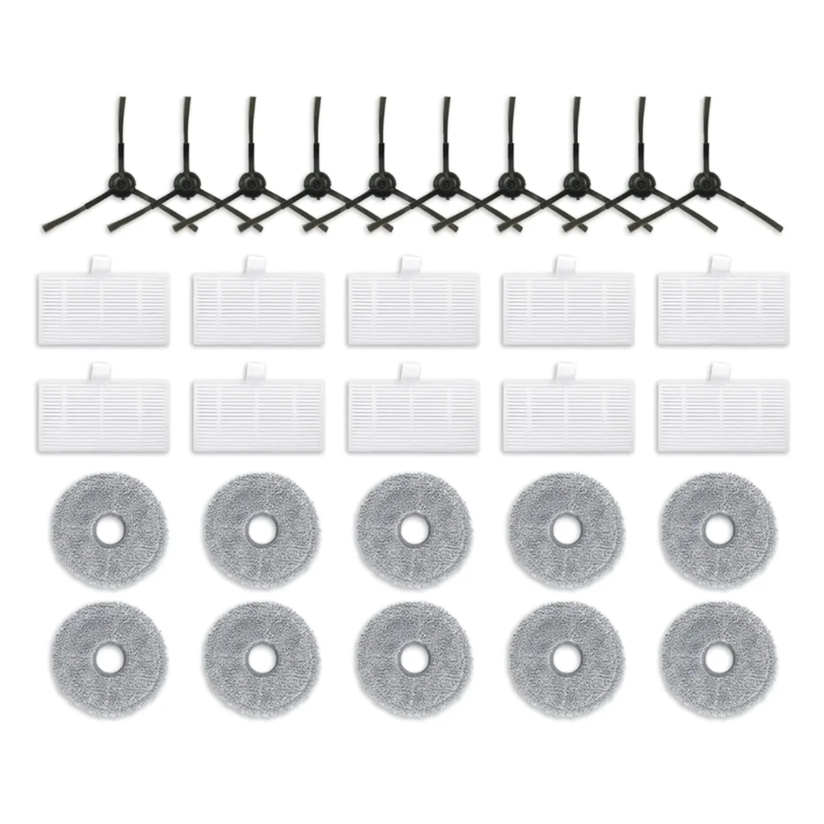 

Боковая щетка для робота-пылесоса U200 / U200 Pro, фильтр НЕРА, насадка для швабры, запасные части, аксессуары