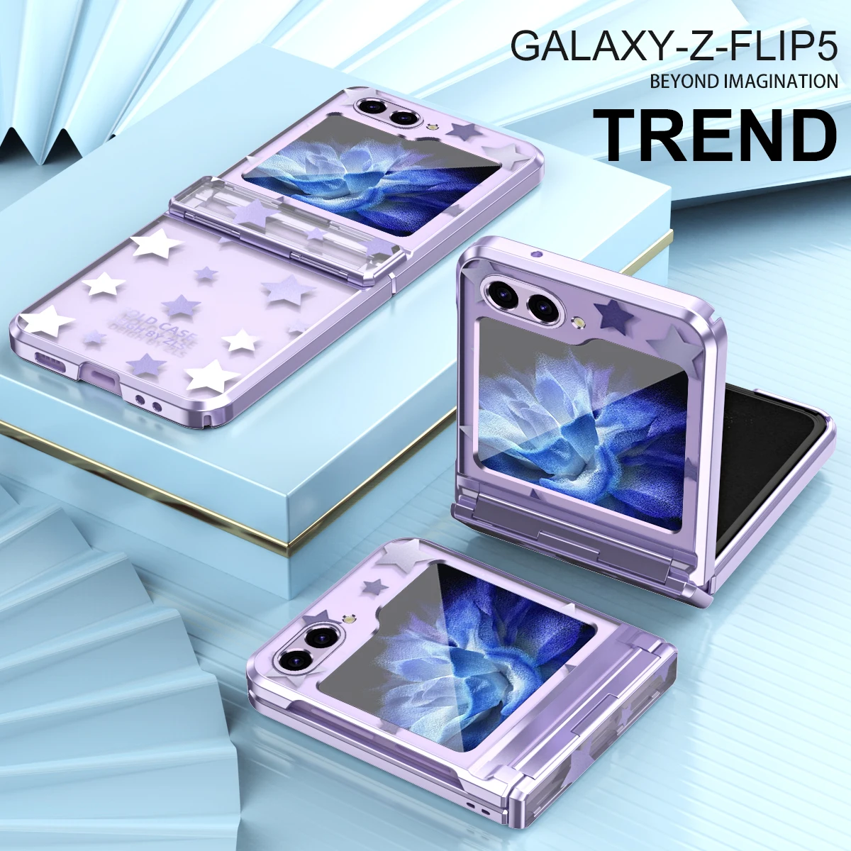 Frosted Hard Pc Phone Case For Samsung Galaxy Z Fold 6 With Ring_voghion.com