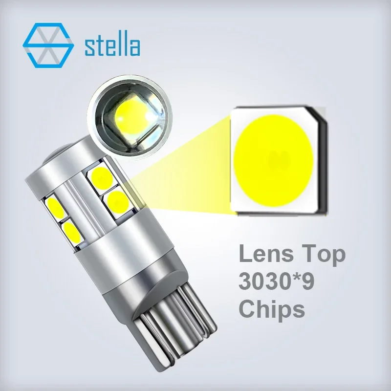 ڶ LED T10 W5W 194 ̽  ڵ ׸  ڵ ׼ 12V ȭƮ Ŭ    DRL, 2 ǽ