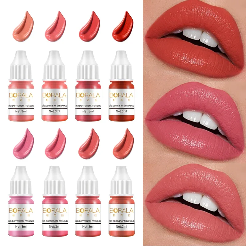 Tattoo Inks 3ml Nude Color Microblading Paint Pigment Semi Permanent Makeup Eyebrows Lips Tint Consumables Tattoo Supplies