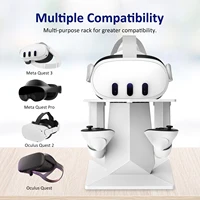 VR Stand Display Holdeand Controller for Meta Quest 3/Meta Quest Pro/Oculus Quest 2/Oculus Quest Rechargeable Display Stand - Image 3