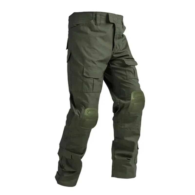 Tactical Suits Outdoor Paintball Uniform Windproof Hunting Clothes Combat Shirts Cargo Pants +Knee Pads Pants Men Clothing 3