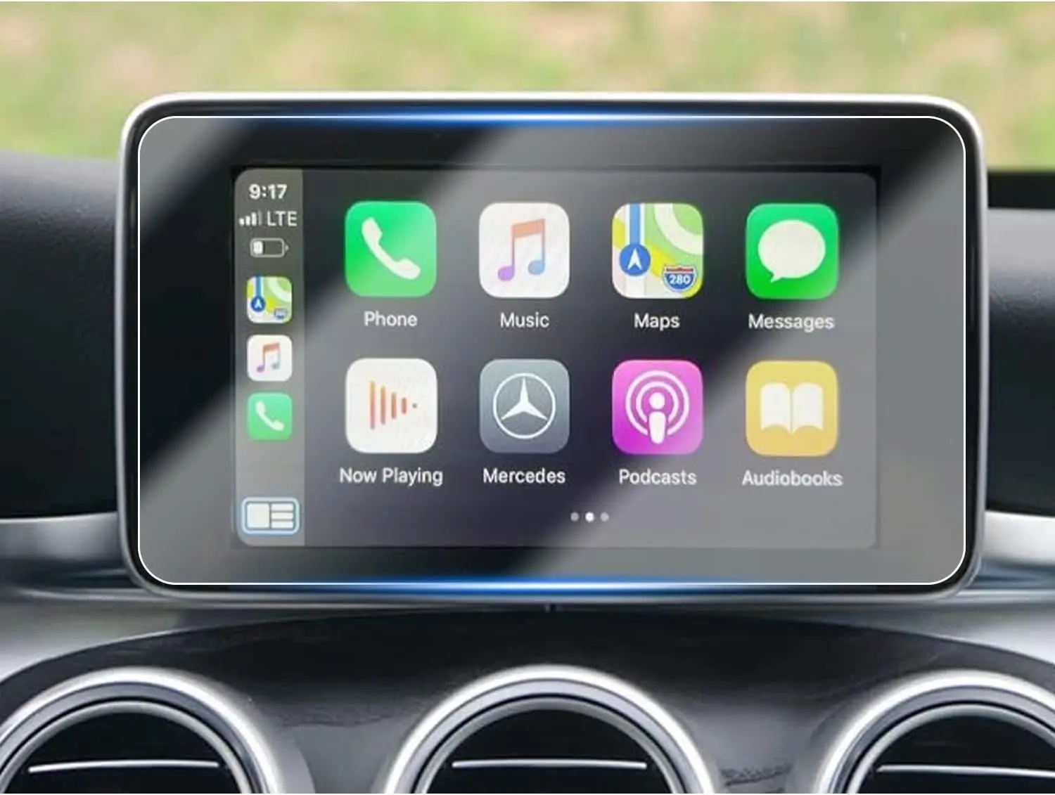 Per Mercedes Benz Classe C/Glc/Glc Coupé 8.4 Pollici Car Lcd Gps Navigation Pellicola Salvaschermo In Vetro Temperato