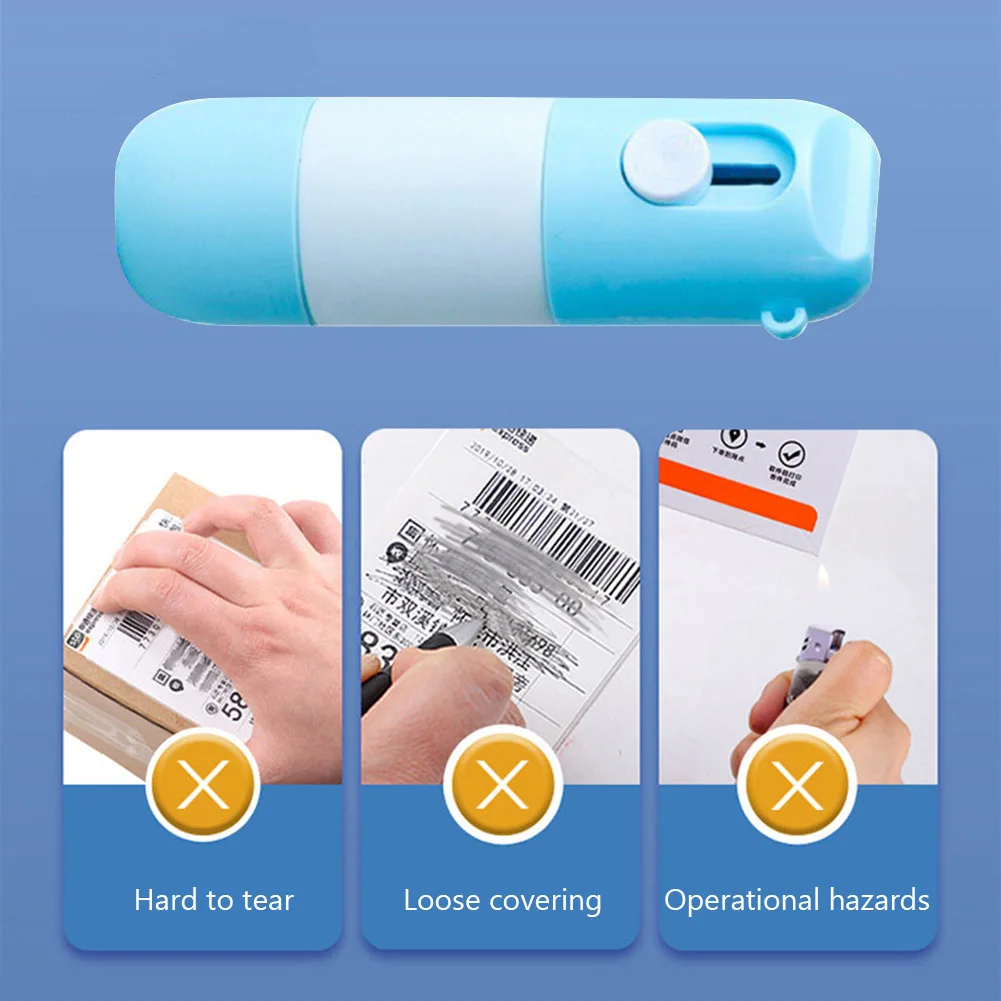 1-5PCS Thermal Paper Correction Fluid Portable Thermal Paper Data Identity Protection Fluid Eraser & Unboxing Knife Office Tools thermal paper correction fluid,thermal paper eraser pen