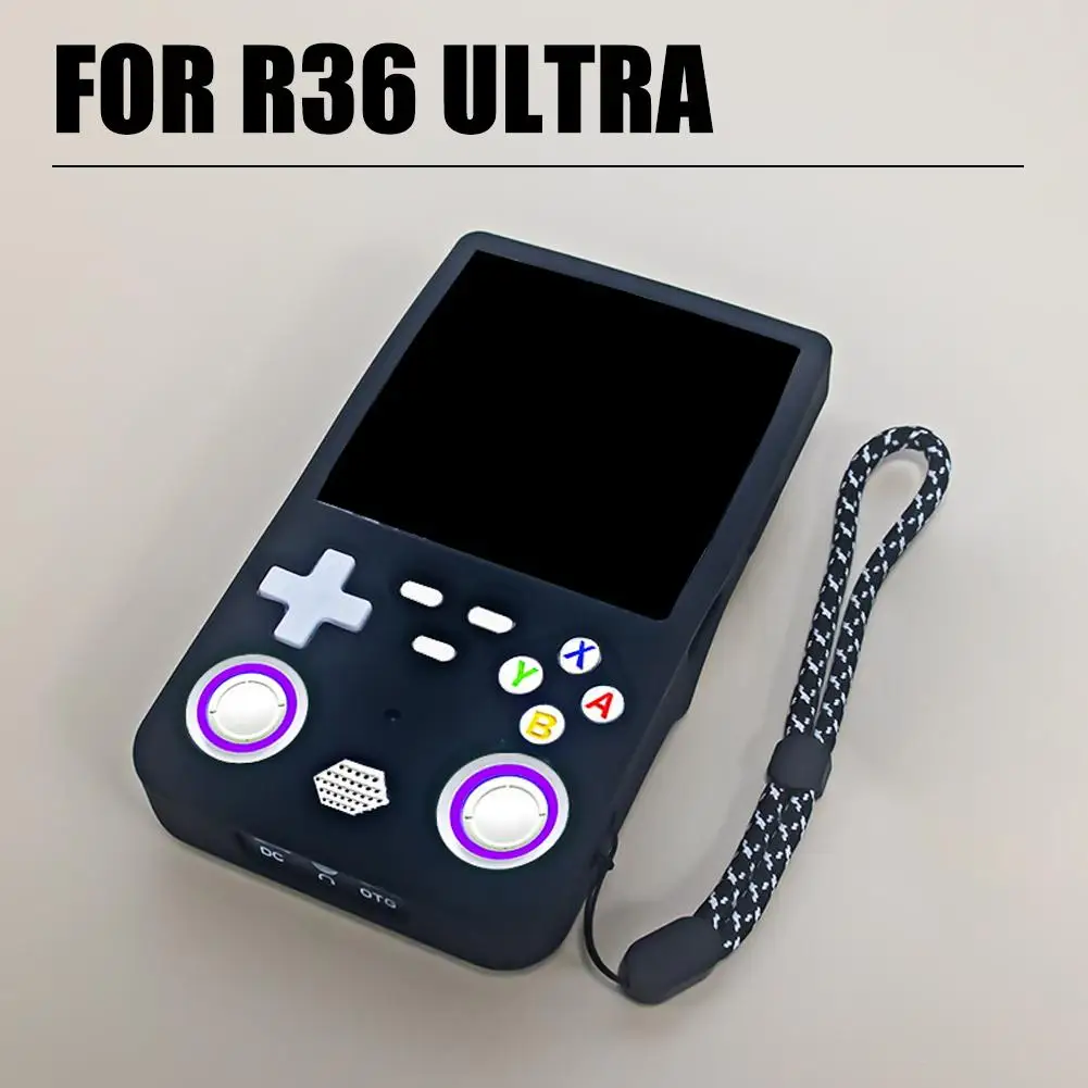 Custodia protettiva in silicone per console di gioco portatili R36 Ultra Retro Protezione morbida antigraffio per accessori da gioco R36 Ultra