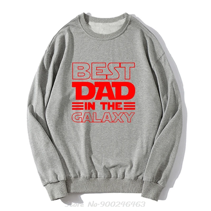 Bester Papa in der Galaxie Hoodie Lustiges Vatertagsgeschenk Geburtstagsgeschenke Papa Vater Männer Hband Sweatshirt Baumwollpullover Kleidung – Detail 6
