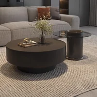 Tables basses minimalistes italiennes, style nordique de luxe, centre de Salon, hôtel, Salon, meubles de maison, Stolik Kawowy FYCT 1