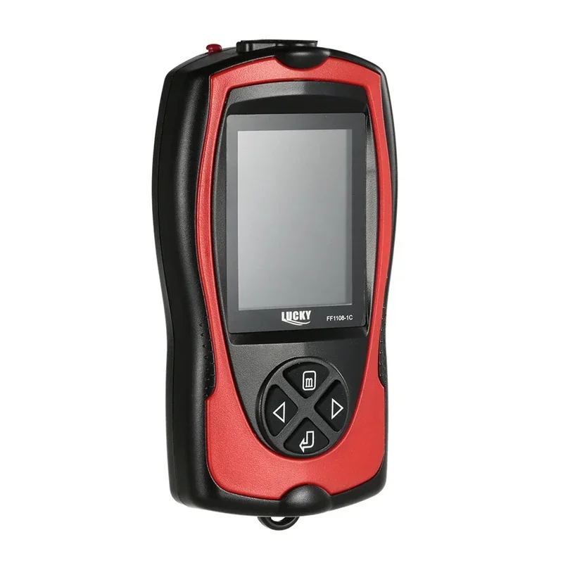 럭키 FF1108-1CT 휴대용 유선 어군탐지기 100미터 깊이 에코 사운더 2.4인치 TFT 컬러 LCD 디스플레이 낚시 어군탐지기
