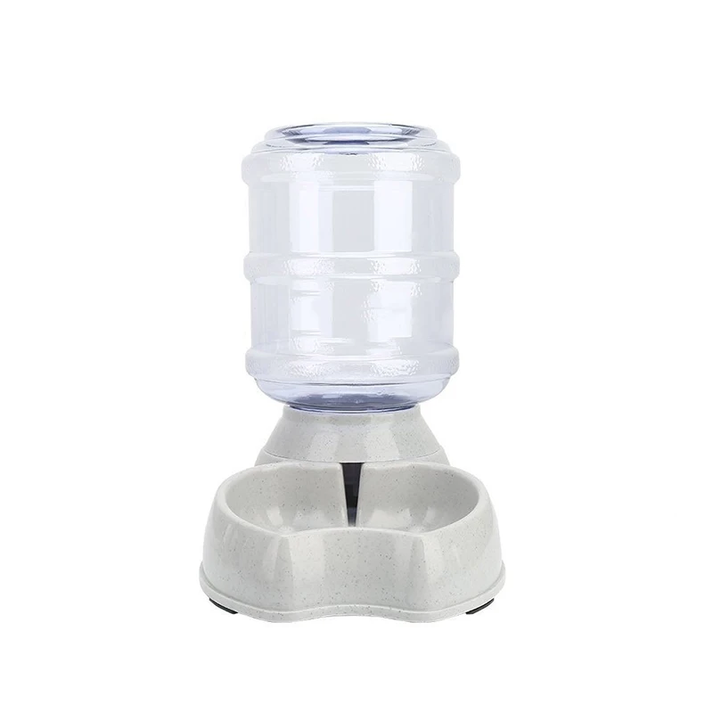 Title 6, 3.8L Pet Automatic Feeder Dog Cat Drinking Bowl...
