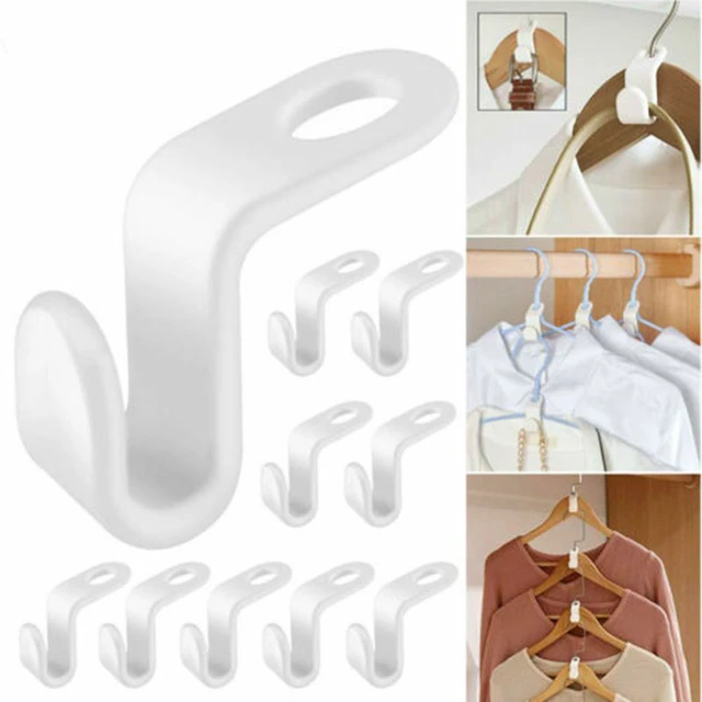 Clothes Hanger Connector Hook Cascading Clothes Hanger Space Saving  Organizer AU