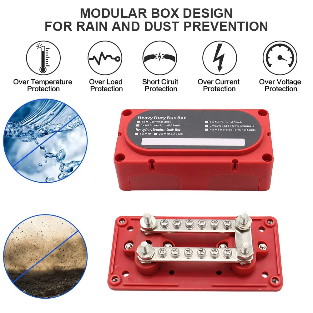 300A Sammelschiene 12v - 48V DC Verteilerschiene Geländewagen