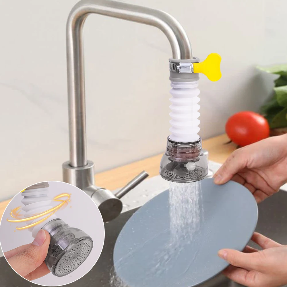 Water Saving Faucet Tap Nozzle Thread Replaceable Kitchen Faucet Filter Purifier Mouth Bathroom Faucet Bubbler Home Cleaning 4