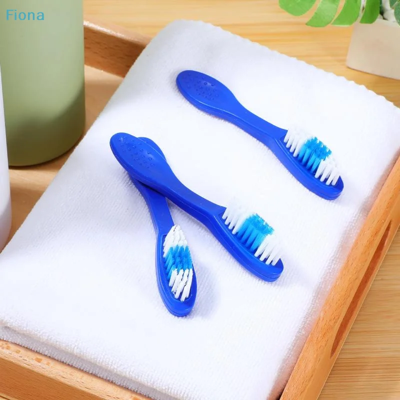 ♬ 초극세모 칫솔 세트, 민감한 잇몸을 위한 미끄럼 방지 손잡이가 있는 딥 클리닝 수동 칫솔