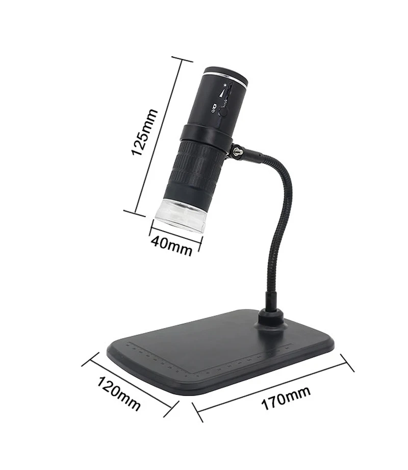 

DiGear Industrial Electronic Microscope 2 Million HD Digital Mobile Phone WIFI Microscope 50-1000X Portable Magnifier F210