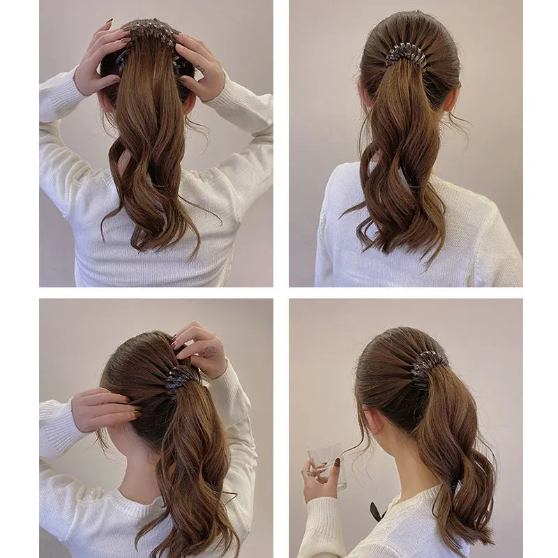 Hair Clip Bird Nest For Women Hairpin Bun Hair Claw Clips Horsetail Buckle Accessories