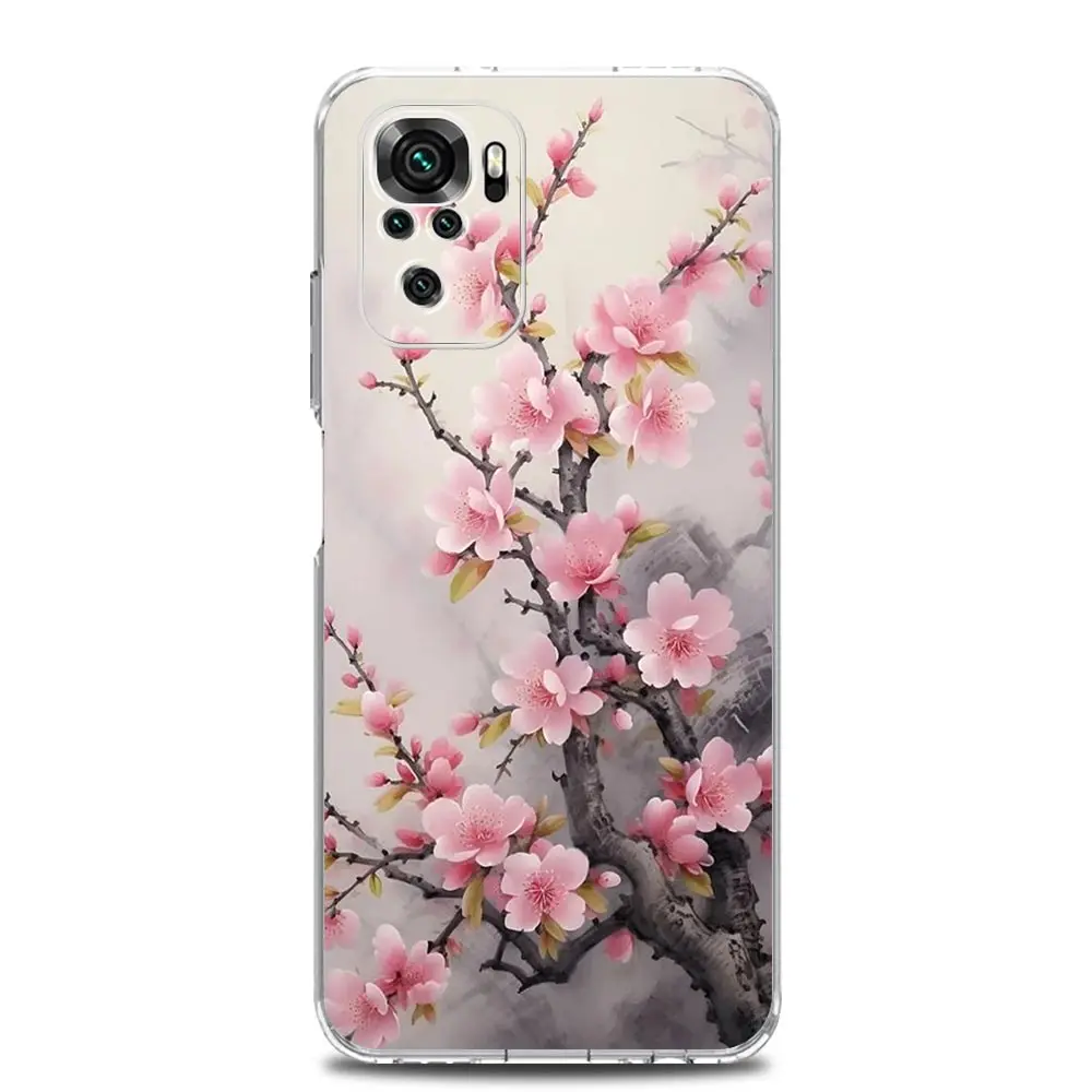 Cherry Blossom Tree Clear Phone Case Cover
