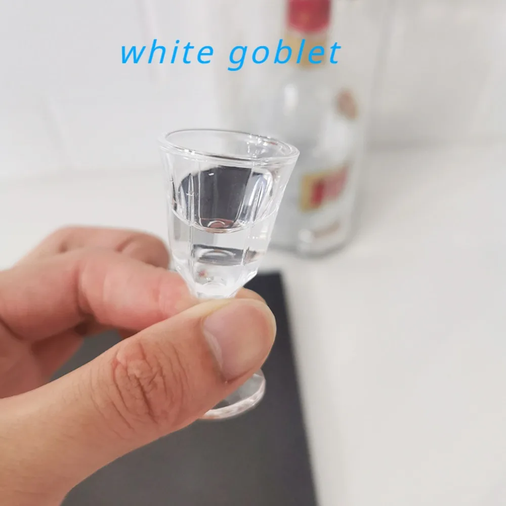 Wine Cup Small Capacity Tall Glass Baijiu Goblet Spirits Transparent Qinglian Drinkware